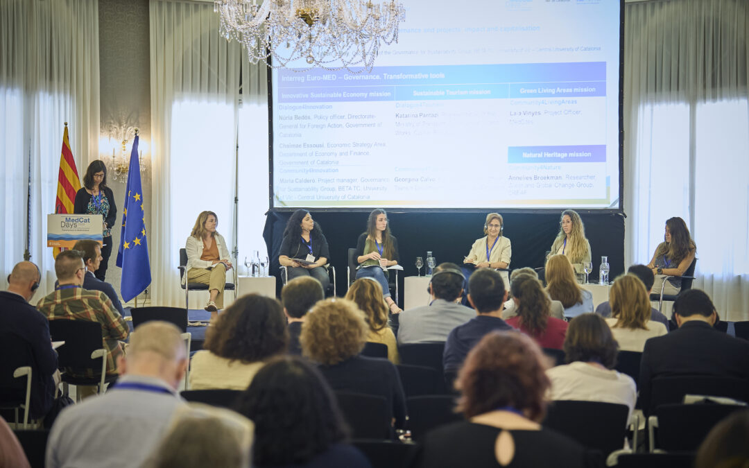 Governance and Euro-Mediterranean territorial cooperation. The Sustainable Tourism Mission at the MedCat Days 2023